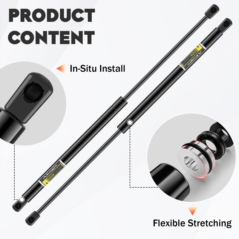 AEagle Rear Hatch Door Liftgate Lift Supports Struts Shocks 4329 SG301013 for Volkswagen Golf 02-06, Jetta (4 Door Wagon) 01-04, Passat (4 Door Wagon) 99-05 (2 Pcs) - Image 5